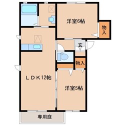 パトリー安心院の物件間取画像